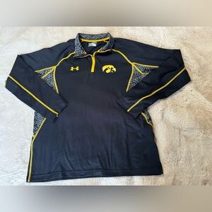 Under Armour Iowa Hawkeyes quarter zip. Size M